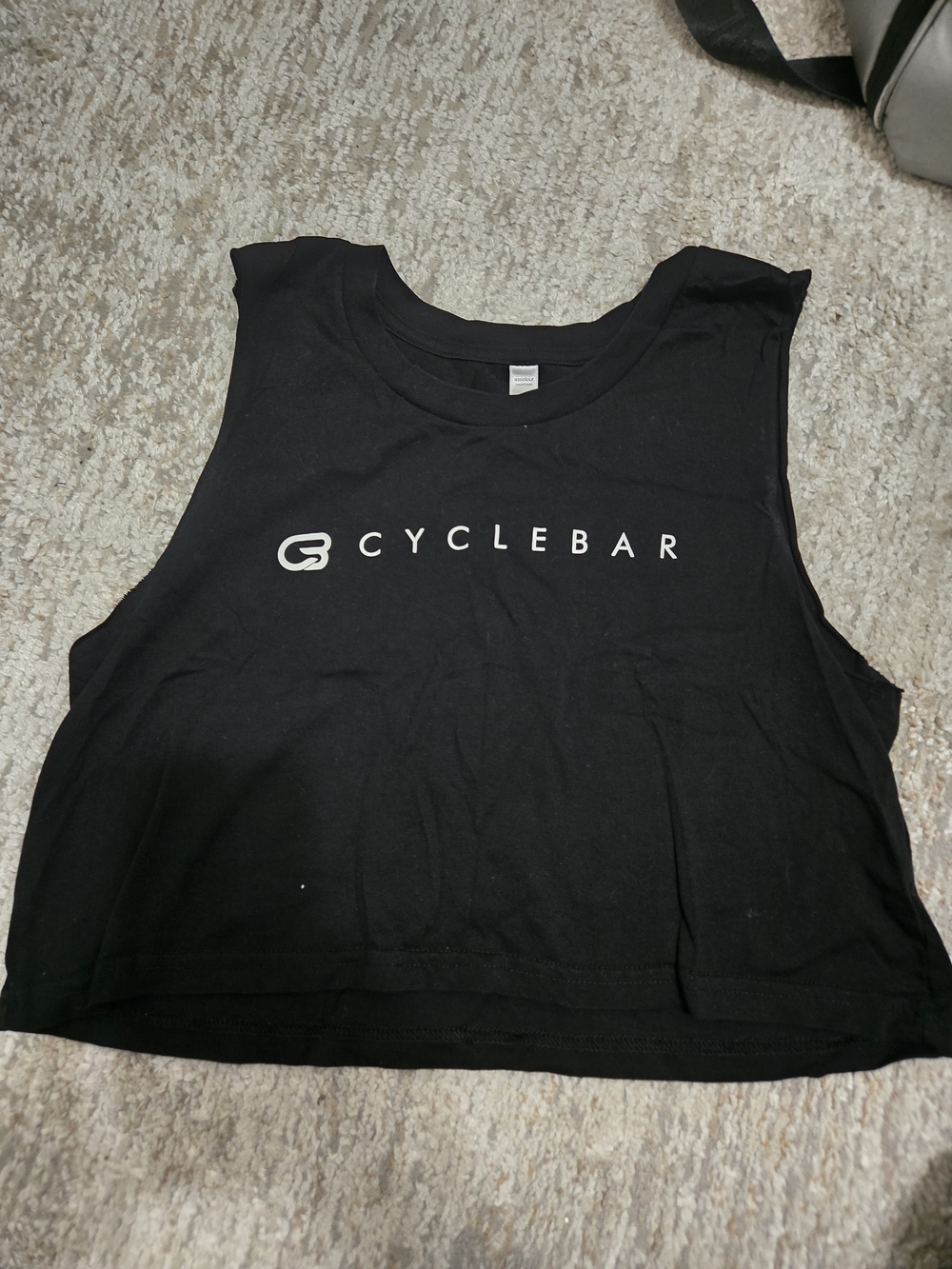 2/$20 Cyclebar Black Muscle Tank with Logo